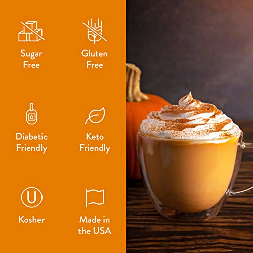 Jordan's Skinny Syrups, Pumpkin Spice Coffee Syrup, Sugar Free, 25.4