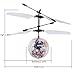 Flying Ball, Crystal Flashing Hand-Controlled Infrared Induction Flying Toys with LED Light,Rechargeable Light up Sensor,Colorful Flying Helicopter Toys,Suitable for Kids, Teenagers