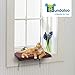 Bundaloo Cat Window Perch Seat with Washable Removable Cover (Large)