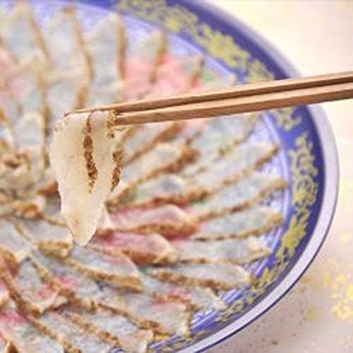 Amazon ふぐ宅配の先駆者 業界初のhaccp取得 天然山口県萩産活〆 まふぐ炙り刺身80gセット 3人前 プラスチック皿22ｃｍ 21s Go清 ふく太郎本部 鮮魚 通販