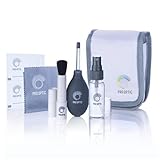 Pro Optic Complete Lens & Glasses Cleaning Kit with Microfiber Lens Cleaning Cloth, Fine Brush, Wipes, Cleaning Spray, Air Blower, Carrying Case for Canon, Nikon, Sony, Fuji DSLR Cameras