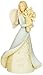 Foundations Get Well Mini Angel Stone Resin Figurine, 4.25”