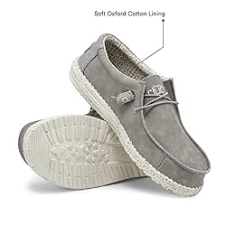 Hey Dude Unisex Wally, Recycled Leather Silver