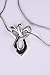 UBBC Angel Necklace, Silver Tone Stainless Steel Pendant Necklace For Women