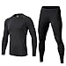 Men's Compression Baselayeror Workout Running Tights Pants and Leggings or Long Sleeve T Shirts