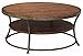 Ashley Furniture Signature Design - Nartina Casual Round Cocktail Table - Light Brown