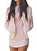 ReachMe Womens Sexy Long Sleeve Bodycon Dress Fitted Mini Short T Shirt Dress