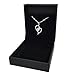 A+M Shopping Heart Necklace White Gold Plated Pendant You are The Only One in My Heart for Women