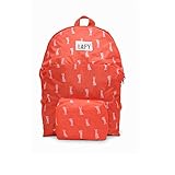 L&FY Lightweight Cartoon Print Packable Backpack Bag,Waterproof Foldaway Nylon Bag,Outdoor Recreation Skinbags, Folding Travel Backpack and Storage Bag (Red Rabbit)