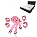 VIOLET JEWELLERY BDSM Bondage Wrist Thigh Leg Restraint System Hand & Ankle Cuff Bed Restraints Kit With Eye Mask