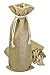 Burlap Wine Bag - 12 Wine Bottle Gift Bags with Drawstring for Wedding, Party Favors, Christmas, Holiday and Wine Tasting Party Supplies