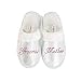 Varsany Hot Pink Grooms Mother Spa Slippers Hen party Wedding Diamante rhinestone crystal hotel slippers