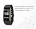 AGPTEK Fitness Tracker Activity Smart Bracelet with Heart Rate / Sleep Monitor, IPX7 Waterproof Bluetooth 4.0 Touch Screen Smart Wristband for IOS Android Phone, Black