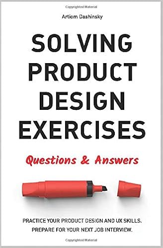 Solving Product Design Exercises Questions Answers Amazon Co Uk Dashinsky Artiom Books