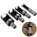 4pcs Carbon Steel Woodworking Plug Cutter Drill Bits Cutting Tool