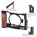 SMALLRIG RX100 Cage Kit Compatible with Sony RX100 VI (for Sony M6) Camera with Wooden Handle Handgrip – 2225