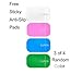 EUICAE Soap Dish Bar Soap Holder Soap Dishes Tray Saver Case Box for Shower Bathroom Kitchen Dish Drainer Drying Rack Pack of 3 + 3 Slip Resistant Anti-Slip Pads
