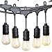 LED Outdoor String Lights, TaoTronics 50ft Commercial Grade Outdoor Patio Lights, Heavy Duty Weatherproof Strand with 16xS14 LED Bulbs (One Spare), Connect up to 30 String Lights, UL588 & ETL Approved