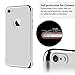 iPhone 7 case,Coocolor 3 in 1 Ultra Thin and Slim Design Coated Premium Non Slip Surface Shockproof Plating Metal Texture Skin Protector For Apple iPhone 7-Silver