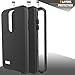 Case for LG K30 X410/LG Premier Pro L413DL/LG Phoenix Plus/LG Xpression Plus, AMENQ 3 IN 1 Heavy Duty Protection with Shockproof Silicone Rubber Shell and Scratch Resistant PC Armor Phone Cover -Black
