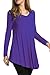 HOTOUCH Women's Flare Hem Tunic and Long Sleeve V-Neck Tunic Tops