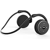 Levin Bluetooth 4.1 Headphones Neckband Wireless Sports Headset Over-Ear earbuds with Sweatproof, Hi-Fi Stereo,Built-In Microphone and 12 Hours Playtime(Black)