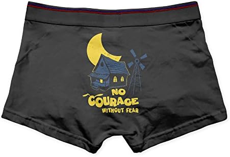 Men's No Courage Without Fear Boxer Briefs Underwear