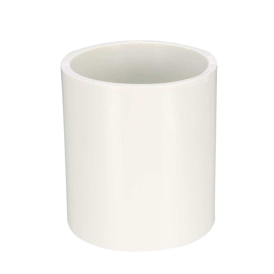 sourcing map 50mm Straight PVC Pipe Fitting Coupling Adapters Connector 5 Pcs