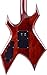 B.C. RICH Mk11-WL-ZC w/case Mk11 Warlock Electric Guitar with Hard Shell Case, Ziricote Top