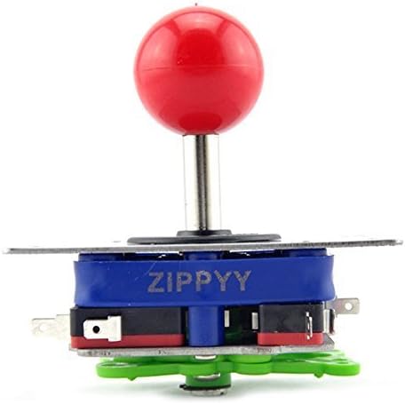 WINIT Red Ball 4 &amp; 8 Way Adjustable Arcade Joystick PC Fighting Stick Parts for Video Game Arcade