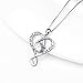 YFN My Heart Belongs to You Necklace Sterling Silver Heart Pendant Women Necklace 18