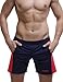 SEOBEAN Men's Sports Gym Training Fitness Short Pants (Medium/28-30Inch, 2765 Navy)
