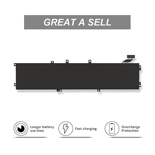 Nuovo Originale Dell XPS 15 9550 6-CELL 84Wh 11.4V Batteria 4GVGH - Foto 5