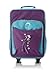 Obersee Kids Rolling Luggage with Integrated Snack Cooler, Butterfly