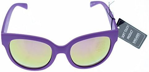 Women's Cat Eye Sunglasses Shades - 100% UV 400 Sun Protection - Impact Resistant Polycarbonate Lenses - Purple Frame - Tinted Lens