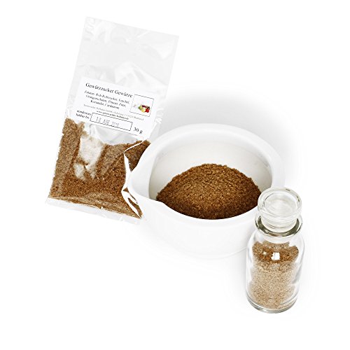 Gewürzter Zucker Gourmet Gewürze exotisch, Fenchelzucker, Eis Topping, Smoothie Zutaten Zucker Natur, Gewürzzucker, Dekor Backzutaten glutenfrei, 30g – Bild 4