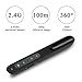 Wireless Presenter, RF 2.4GHz PowerPoint Clicker Presentation Remote Control Laser Pointer (Black)