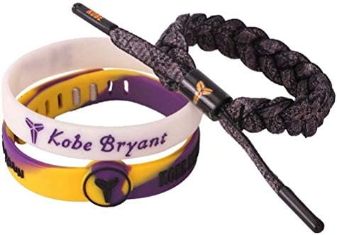 Onebycitess Basketball Bracelet Wristband Hand Knitted Adjustable Luminous Bracelet 3Packs with Gift Box for Sports Fans Men Women