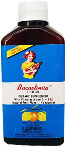 Lainez Bacaolinita Dietary Supplement to help your children improve their eating habit-Suplemento Nutricional Vitaminas A y D + B12