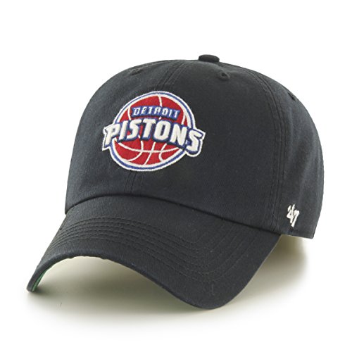 '47 NBA Detroit Pistons Franchise Fitted Hat, Small, Black