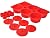 6 Mould Cupcake Cake Making Set Silicone Muffin Non-Stick Filled Baking Pan NEW