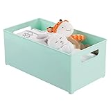 mDesign Baby Nursery Organizer Bin for Clothes, Diapers, Toys - 8