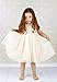 Bow Dream Flower Girl's Dress Lace Ivory 10