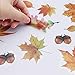 Omgouue 180PCS Fall Leaves Window Clings - Thanksgiving Maple Decorations Autumn Sticker Decals Party Decor Ornaments