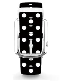 Apple Watch correa 38 mm, Sustitución de correa correa de piel iWatch con plata cierre de metal para iWatch 38 mm Mandala Patrón De Flores