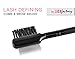 Premium Eyelash Comb & Eyebrow Brush Combo, Define your Brow and Lashes, Reusable Lash and Brow Groomer set by Lash Factory, Remove Mascara Clumps, Eyelash and Brow Definer with Comb Cover