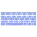 MOSISO Silicone Keyboard Cover Protective Skin Compatible with MacBook Pro 13 inch 2017 & 2016 Release A1708 Without Touch Bar, MacBook 12 inch A1534, Serenity Blue