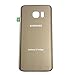 Replacement Battery Door Back Cover Glass Housing Case Camera Cover Lens Battery Door Adhesive for Samsung Galaxy S7 Edge G935 with 2 Logos (Gold)