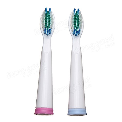 Pink Lizard 2pcs Universal Replacement Electric Toothbrush Head For Seago - Thumbnail 2