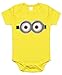 Minion Eyes Infant Baby Onesies / Bodysuit (0-6 Months, Yellow two eyes)